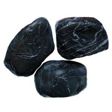 Грунт для аквариума GITTI (Польша) Мрамор Black stone 50-100мм 10кг